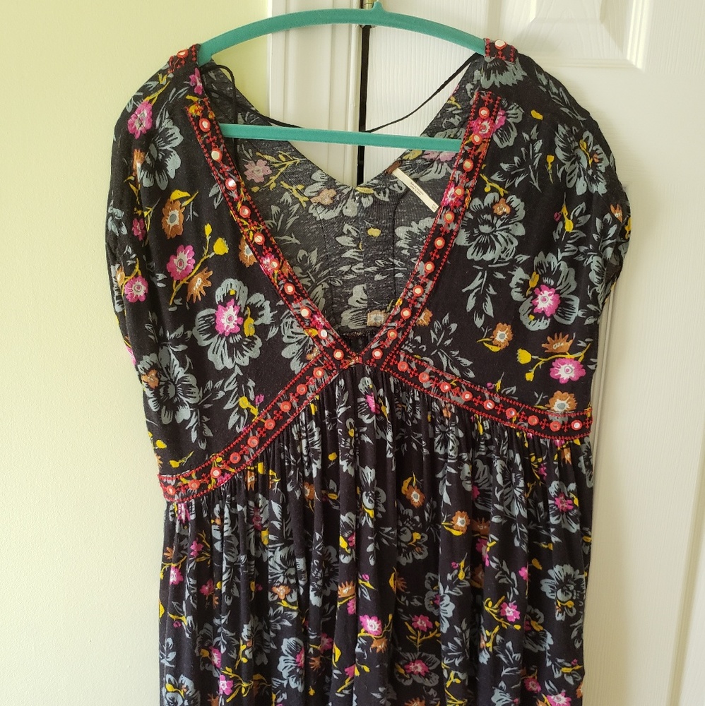 Free People Floral Top